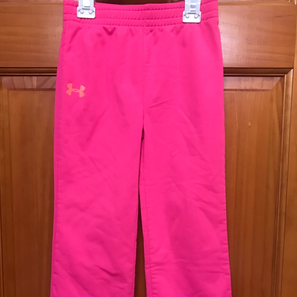 Under Armour Girls Pink Pants Size 5 VGUC